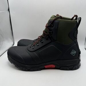 Muck Boots Men's 14 Apex Lace Up Black Waterproof Boots AXML000 New